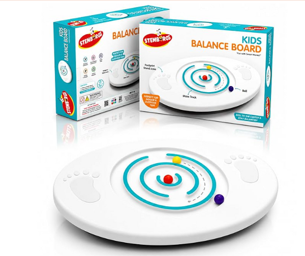 The Little Ones Balancing Board - Balance Board Kids, Balancing Board Toys For Kids Age 5+ Years,Improves Balance, Coordination & Core Strength,Indoor & Outdoor Fitness Toy,Non-Slip Durable Design