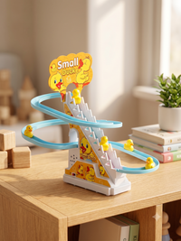 Small Duck Climbing Stairs Track Toy