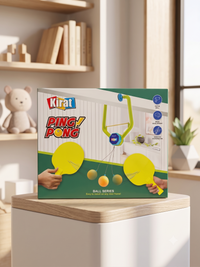 Ping Pong Trainer, Door Frame Hanging Table Tennis Set, for Kids Ages 3 Years+