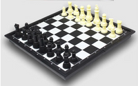 Toy Cloud Magnetic Chess Set, Foldable and Portable Board Game with Elegant Design, Smooth Polished Pieces, and Safe Storage - Classic Strategy Game for Kids and Adults
